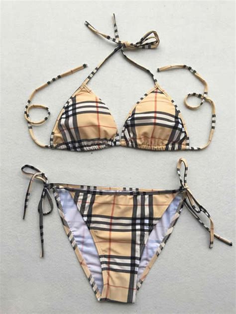 fake burberry swimsuit|Burberry bikini etsy.